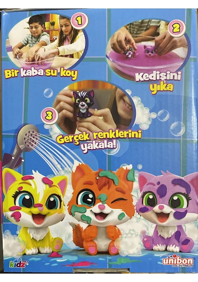 Washy Kitties Sevimli Kedi Figürü Kedişini Ortaya Çıkar