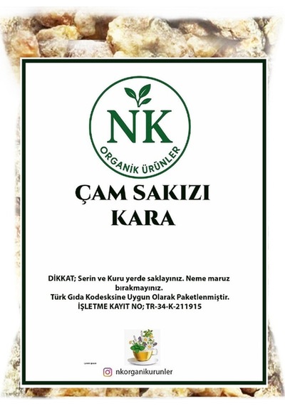 Kara Çam Sakızı 100gr