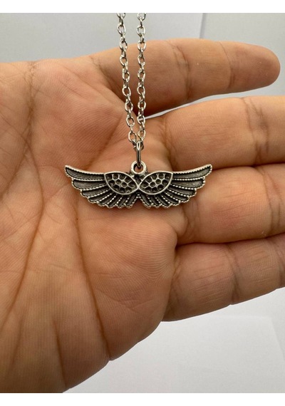 Melek Kanadı Figürlü Unisex Kolye Koruyucu Ruh Ve Özgürlüğün Sembolü Çok renkli