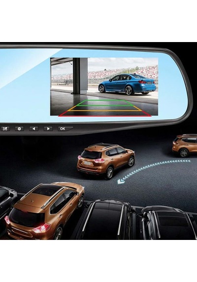 Mpia Cc-31 Dikiz Ayna 3.5" İps Ekran Araç İçi Full Hd Çift Kamera