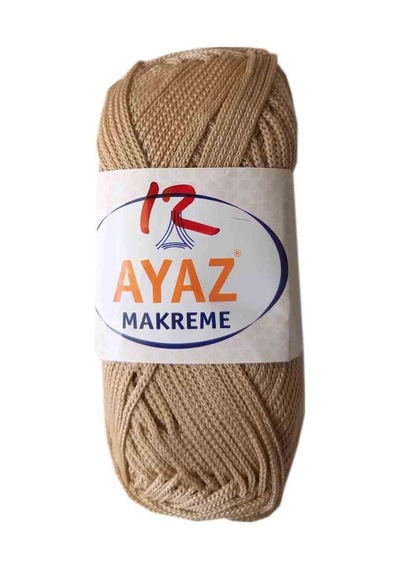 Angel Çanta Aksesuar 100 Gram Polyester Makrome No:12 Açık Vizon