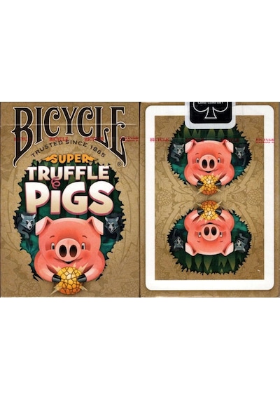 Bicycle Super Truffle Pigs Hınzır Premium Oyun Kağıdı Koleksiyonluk İskambil Kartları Destesi