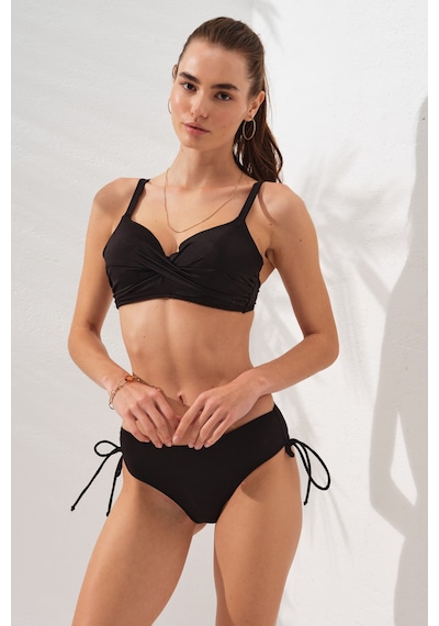 Pierre Cardin Sole Kaplı Toparlayıcı Bikini Siyah 231229 231229 Sıyah
