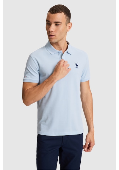 U.S. Polo Assn. U.s. Polo Assn. Erkek Açık Mavi Tişört Basic 50322303-vr003 Acık Mavı