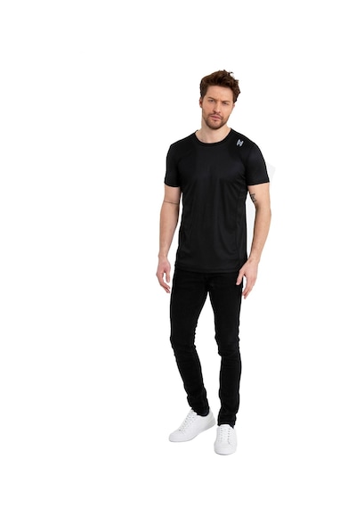 Erkek Spor Reflektör Baskılı Polyester Tişört 001