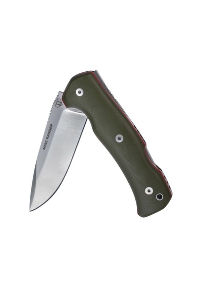Cudeman 337-gvf Mini Ranger Green G10 Saplı Klipsli Ve Deri Kılıflı Çakı
