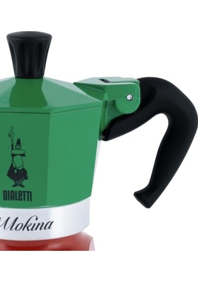 1 Cup Ocak Üstü Espresso Pişirici - 40ml - Renk - Gövde - Patentli Valfi - Tüm Ocak Türleri Için Uygundur Indüks Diğer