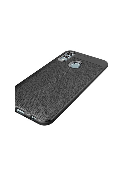 Huawei P Smart 2019 Kilif Deri Tarzi Niss Silikon Case 357682755