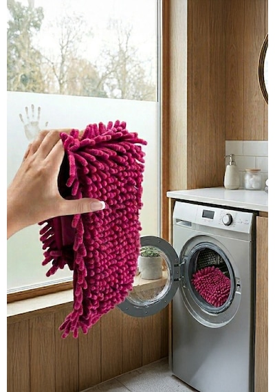 Myclean 60 Cm Islak-kuru Mikrofiber Şönil Püsküllü Yedek Markarna Mop Başlığı