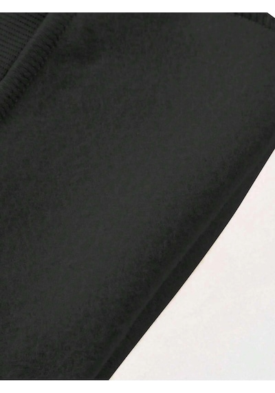 Hypemode Letter Graphic Drawstring Waist Eşofman Altı Siyah