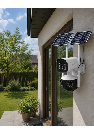 Güneş Enerjili Yayla Kamerası 4g Sım Kartlı 9mp Solar Güvenlik Kamerası - Lisinya