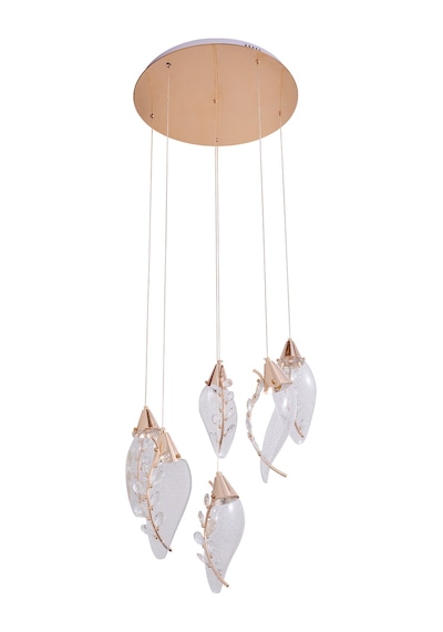Ardea 6'lı Gold Yuvarlak Sarkıt Salon Led Avize