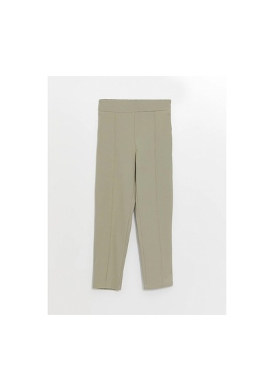 LC Waikiki Beli Lastikli Standart Fit Kadın Pantolon Green