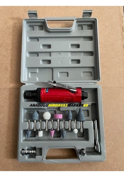 Gav Havalı Gravür Seti Kalıpçı Taşlama Seti Vızvız 1/4 Pro 16pcs