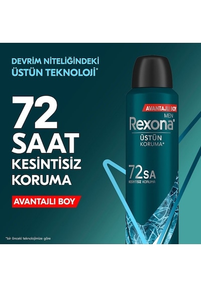 Rexona Men Xtra Cool 72 Saat Erkek Sprey Deodorant 200 ML