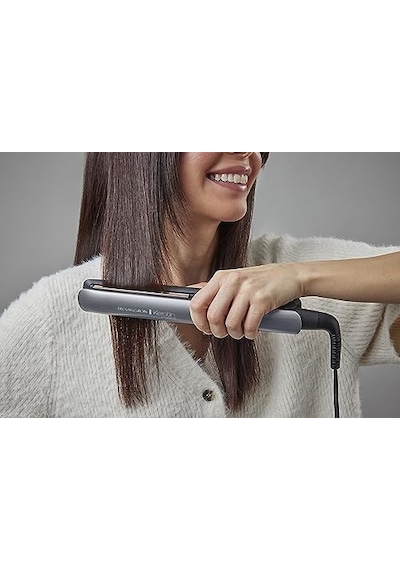 Remington S8598 Keratin Protect Akıllı Saç Düzleştirici, Saç Hasarına Karşı 3 Kat Daha Fazla Koruma İçin Patentli Isı Koruma Sensörü, Dijital Ekran, 160-230 C