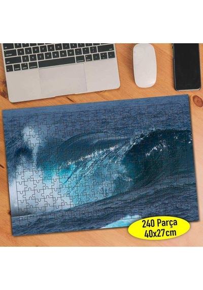 Hırçın Deniz Dalgası Doğa 240 Parça Puzzle Yapboz-87269492