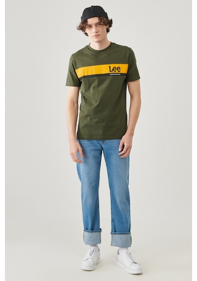 Regular Fit Normal Kesim Bisiklet Yaka Haki Tişört L211918801 Haki