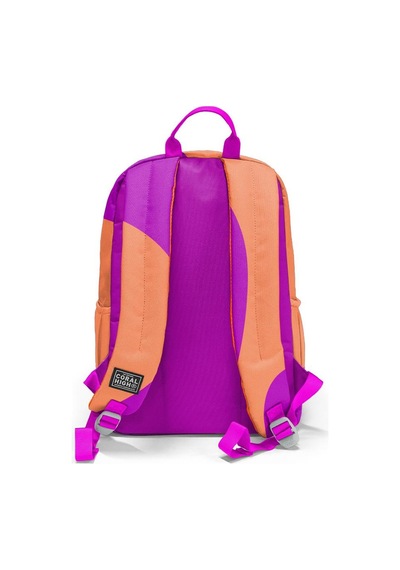 Coral High Goshopya Koyu Pembe Turuncu Desenli 3 Lü Okul Çanta Seti Goset0123684 Çok Renkli
