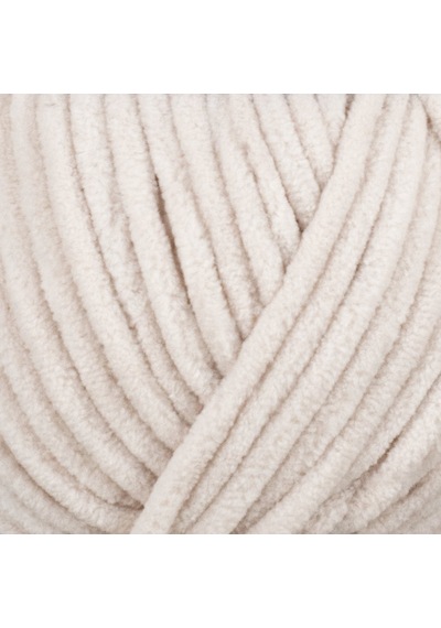 Kadife Yün Fildişi 100gr %100 Polyester Yumuşak Pofuduk Örgü İpi
