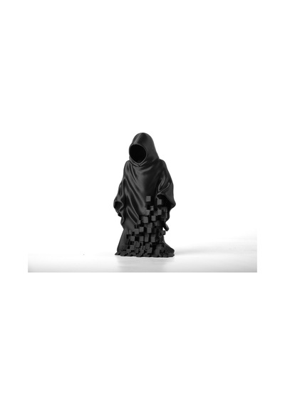 Piksel Ölüm Meleği Heykeli Soyut Sanat Figürü 15cm