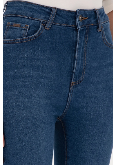 U.S. Polo Assn. Kadın Mavi Skinny Haigh Waist Fit Jean Pantolon 50316577-DN0022