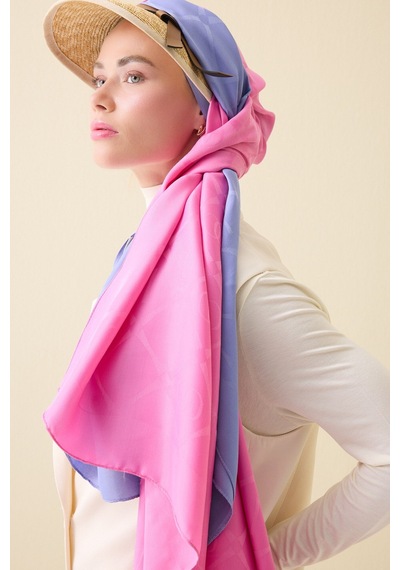 İmannooor İman I Baklava Pembe Ramy Jakar Şal 70x190