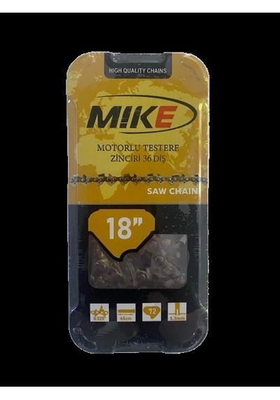 Mike Testere Zinciri 3/25 36 Diş Köşeli