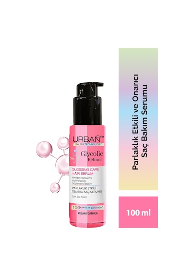 Glycolic Retinol Parlaklık Etkili Onarıcı Saç Bakım Serumu-100ml