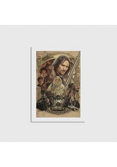 The Lord Of The Rings: The Return Of The King 2003 Film Posteri Çerçevesiz Poster Duvar Dekorasyonu Pn11p394