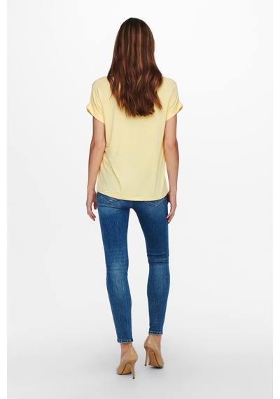 Only Bayan T Shirt 15106662 Açık Sarı Açık Sarı
