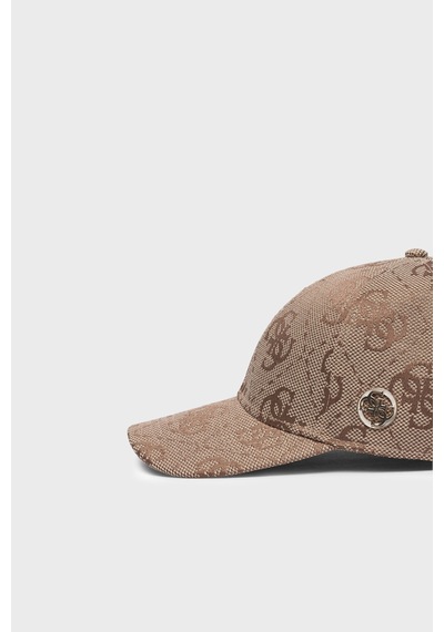 Guess Jacquard Desenli Şapka Aw5625pol01 Kadın Şapka Aw5625 Pol01 Ltl Kahve