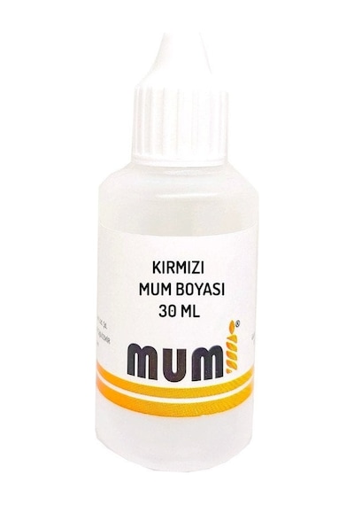 Sıvı Mum Boyası Kırmızı 30 Ml