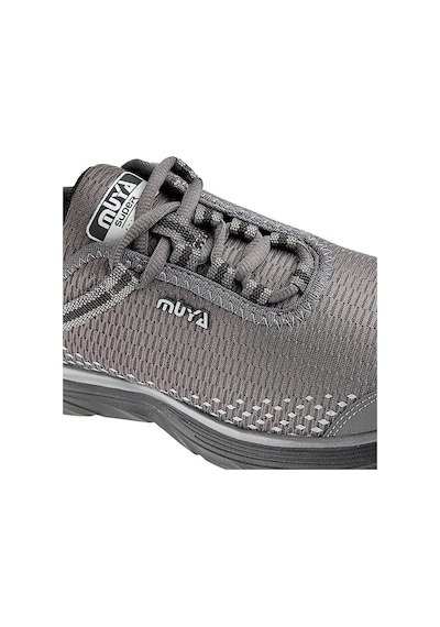 Muya Deuce Bağcıklı Unisex Memory Foam Spor Ayakkabı Füme 40 Füme