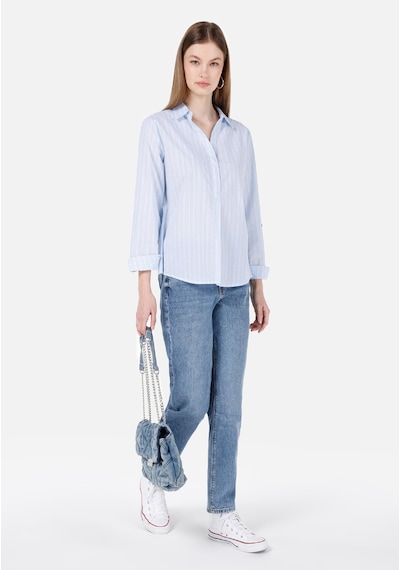 Colin's Colins 896 Marıa Mom Fit Daralan Paça Kadın Mavi Jean Pantolon Cl1068689 Q1.v1 Dn43313 Denim