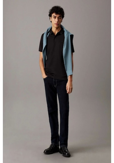 Calvin Klein Lıquıd Touch Texture Collar Polo Çok Renkli