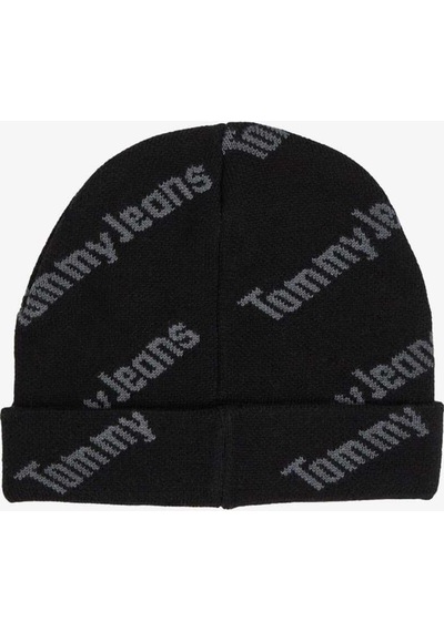 Skater Boy S Beanie Print Erkek Siyah Bere Siyah