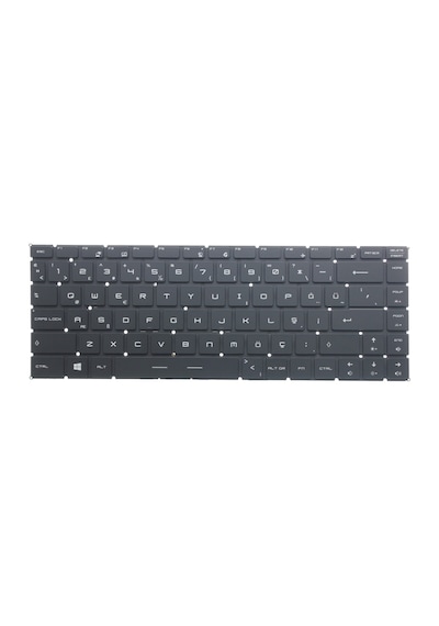 MSI Uyumlu GF63 Thin 10SC-260XTR Klavye Işıklı (Siyah TR) (Pars Power) Siyah - Işıklı 704532