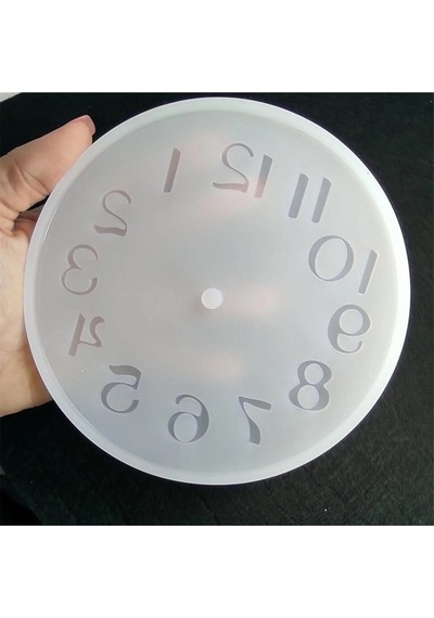 Silikon Epoksi Reçine Kalıp Saat Kalıbı 15,5cm