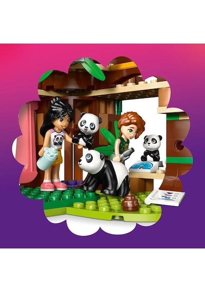 LEGO® Friends Panda Barınağı Hayvan Bakımı 42648 - 7 Yaş ve Üzeri Çocuklar için Yaratıcı Oyuncak Yapım Seti (243 Parça)