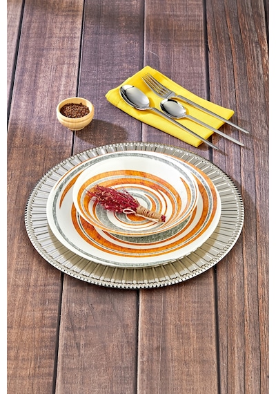 Cooker 33 Cm Metal Sunumluk Supla Ckr4593 Gümüş