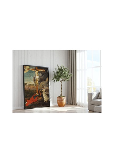 Rönesans Botticelli Mistik Çarmıha Geriliş Çerçevesiz Poster 21x30 Cm A4 Tablo Rönesans Klasik Sanat