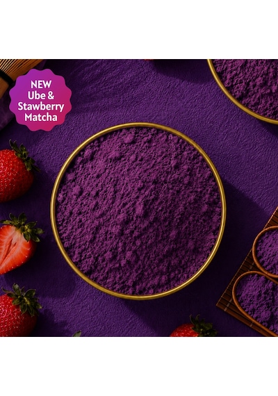 Ube Strawberry Matcha - Çilekli Superfood Ube Matcha Tozu 25 G