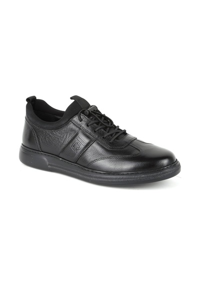 Lbr H1067 Erkek Deri Casual Ayakkabı Siyah