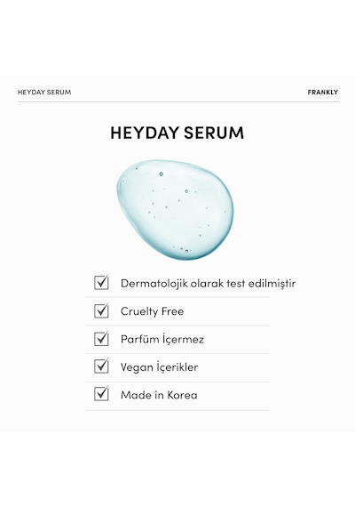 Heyday Pantenol Ve Hyalüronik Asit İçeren Yoğun Nemlendirici Onarıcı Serum 30 Ml