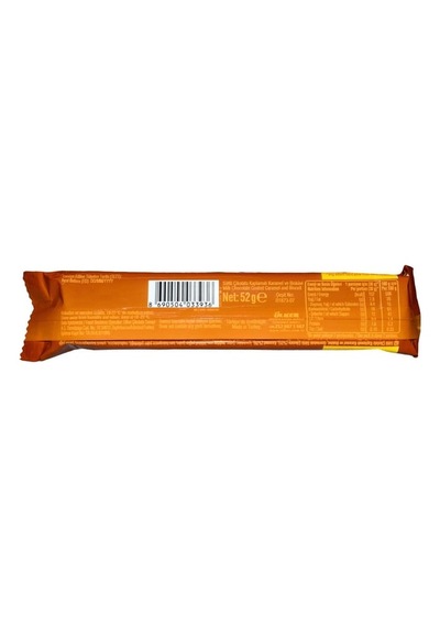 Ülker Albeni Çikolata 52 Gr X 18'li Paket Sütlü Çikolata Kaplı Karamelli 8'li Paket