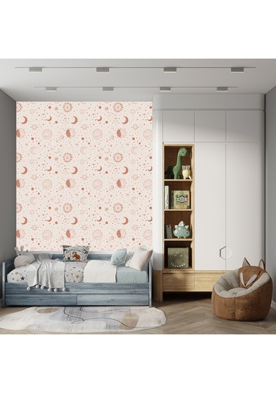Güneşler Yıldızlar Çocuk Odası Poster Duvar Kağıdı