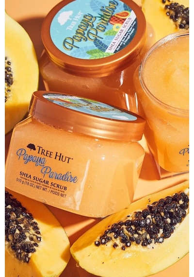 Tree Hut Papaya Paradise Shea Sugar Scrub Vücut Peelingi 510 G