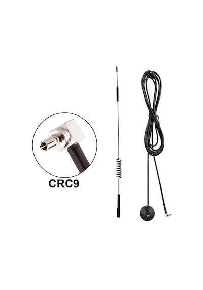 Süperbox anten crc9 girişli anten 3 metre kablolu crc9 konnektörlü anten