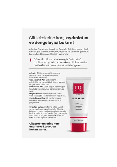 Lexroo Clinic Leke Kremi 75ml + Dermodicos Plus Krem 30ml